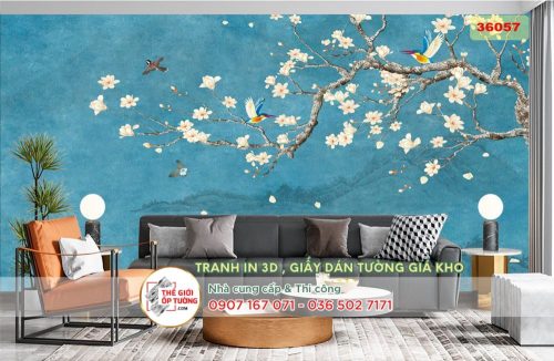 Tranh dán tường Indochine - in tranh dán tường theo yêu cầu 02
