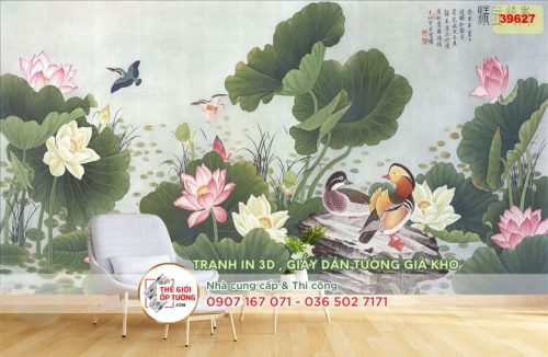 Tranh dán tường Indochine - in tranh dán tường theo yêu cầu 13