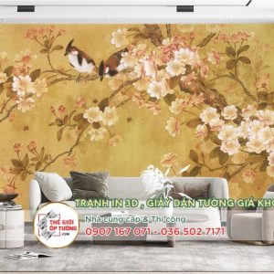 Tranh dán tường Indochine - in tranh dán tường theo yêu cầu 03