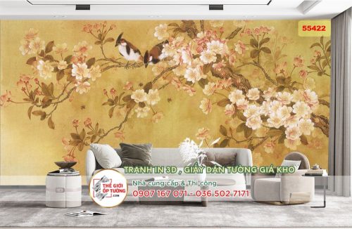 Tranh dán tường Indochine - in tranh dán tường theo yêu cầu 03