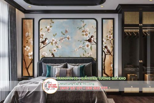Tranh dán tường Indochine - in tranh dán tường theo yêu cầu 05