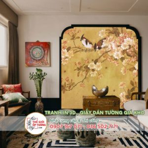 Tranh dán tường Indochine - in tranh dán tường theo yêu cầu 03