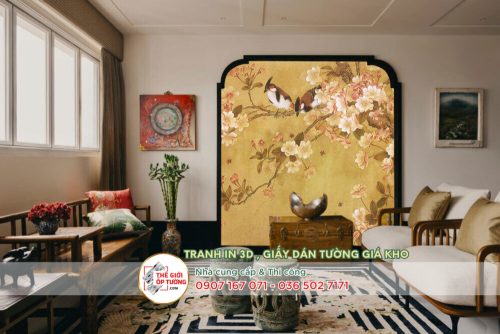 Tranh dán tường Indochine - in tranh dán tường theo yêu cầu 03