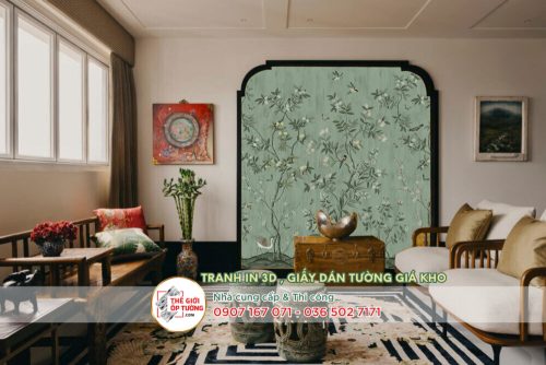 Tranh dán tường Indochine - in tranh dán tường theo yêu cầu 06