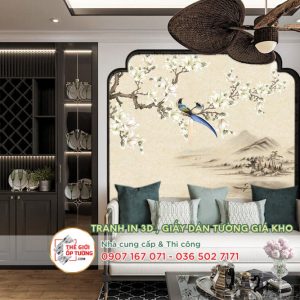 Tranh dán tường Indochine - in tranh dán tường theo yêu cầu 10