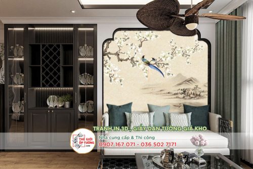 Tranh dán tường Indochine - in tranh dán tường theo yêu cầu 10