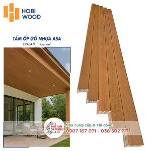 Ốp Gỗ Nhựa Composite Ngoài Trời ASA Hobi Wood