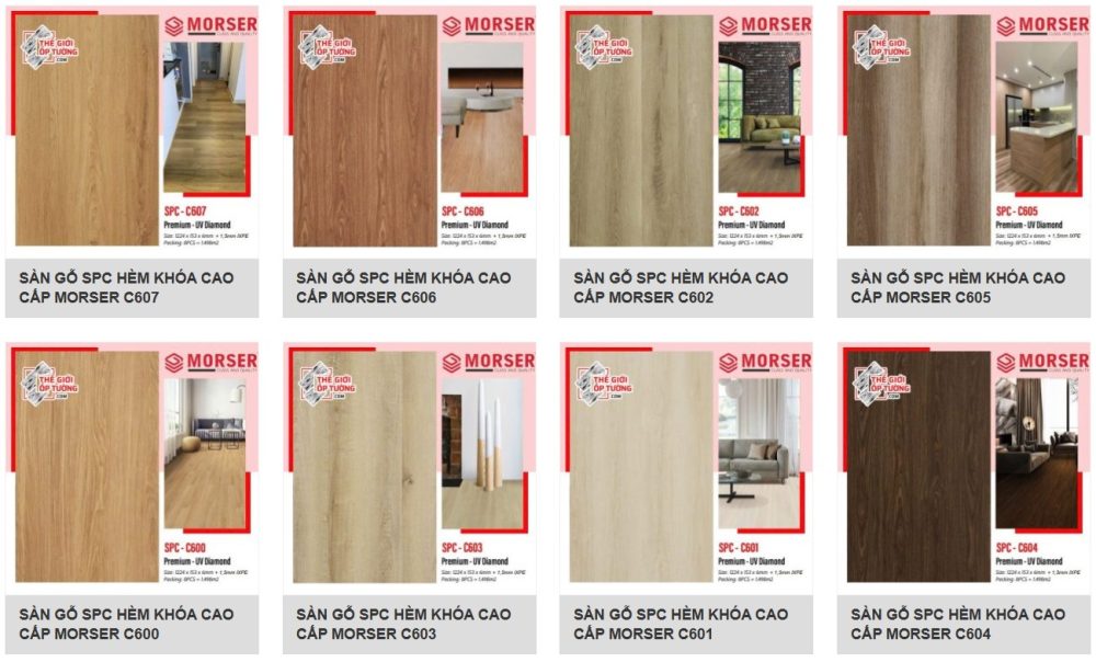 Sàn Gỗ Nhựa SPC Morser Lựa Chọn Hoàn Hảo Cho Mọi Không Gian