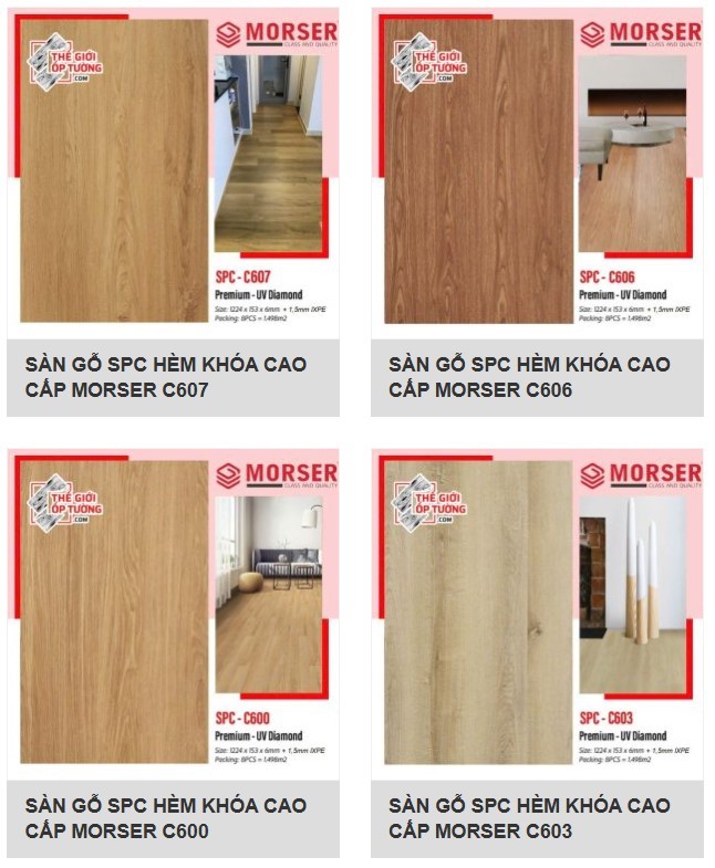 ✅ Ưu Điểm Nổi Bật Của Sàn Gỗ SPC Morser
