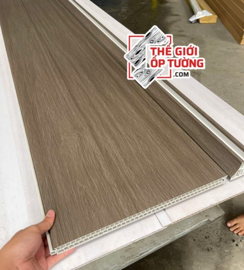 Tấm Ốp Vách Ngăn PVC Vân Gỗ