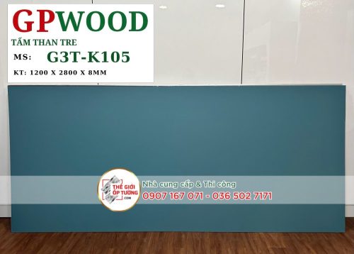 Tấm ốp tường than tre 8mm GPWood 105