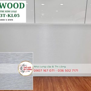 Tấm ốp tường than tre 8mm GPWood vân kim loại 05