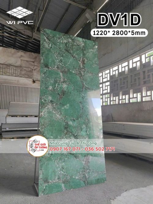 Tấm ốp tường than tre vân đá cẩm thạch DV1D