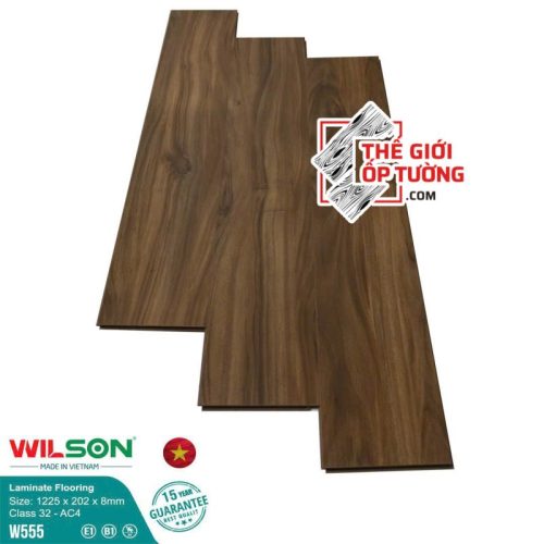 Sàn Gỗ Laminate Wilson công nghệ Đức 555