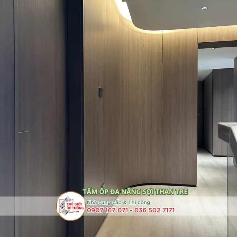 tấm ốp tường than tre - Thế Giới Ốp Tường