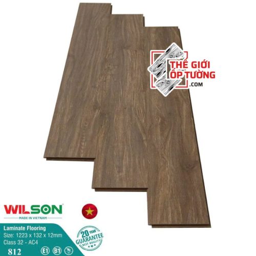 Sàn Gỗ Laminate Wilson 12mm công nghệ Đức 812