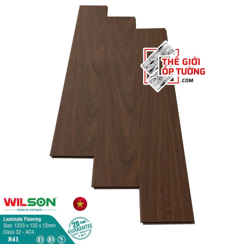 Sàn Gỗ Laminate Wilson 12mm công nghệ Đức 841