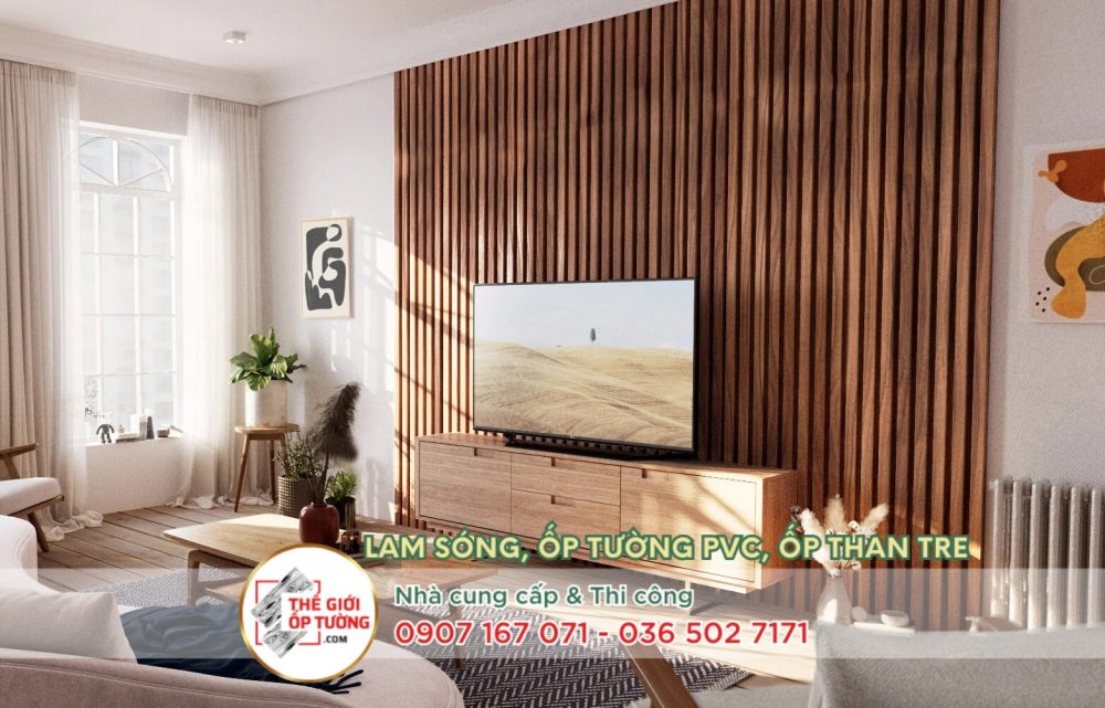 Top 10 mẫu vách ốp tường phòng khách đẹp cho nhà ở, biệt thự