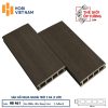 Sàn gỗ nhựa ngoài trời 2 da cao cấp HOBI - tấm lỗ chữ nhật