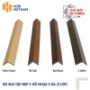 Sàn gỗ nhựa ngoài trời 2 da cao cấp HOBI - thanh nẹp V