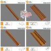 Phào chỉ PS trang trí tường trần HOBI Vietnam - vân gỗ phối vàng