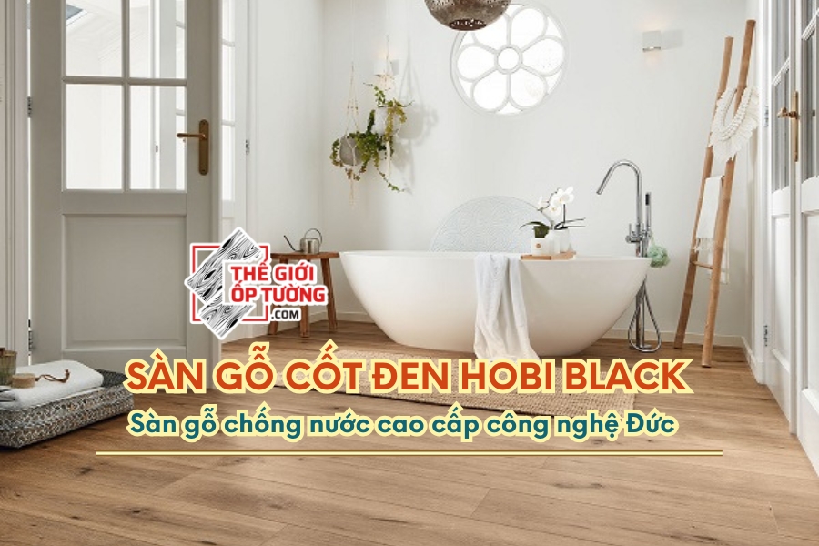 Sàn Gỗ Hobi Black Cốt Đen