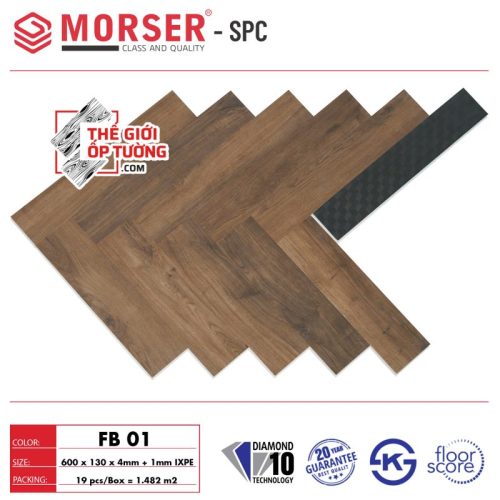 Sàn Gỗ Xương Cá SPC Morser cao cấp 01