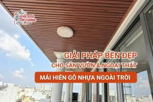 Mái Hiên Gỗ Nhựa Ngoài Trời