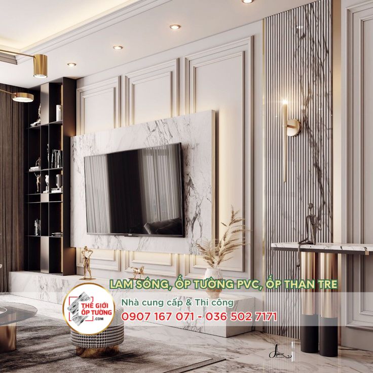 ách Ốp Tường Phòng Khách Nhìn Là Mê