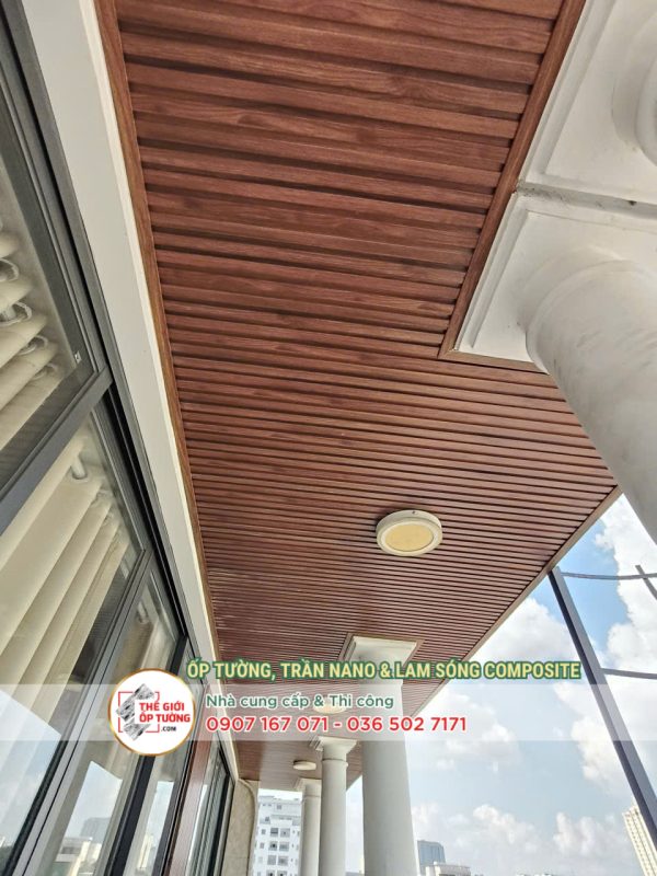 THI CÔNG Mái Hiên Gỗ Nhựa Ngoài Trời tphcm mỹ tho tiền giang