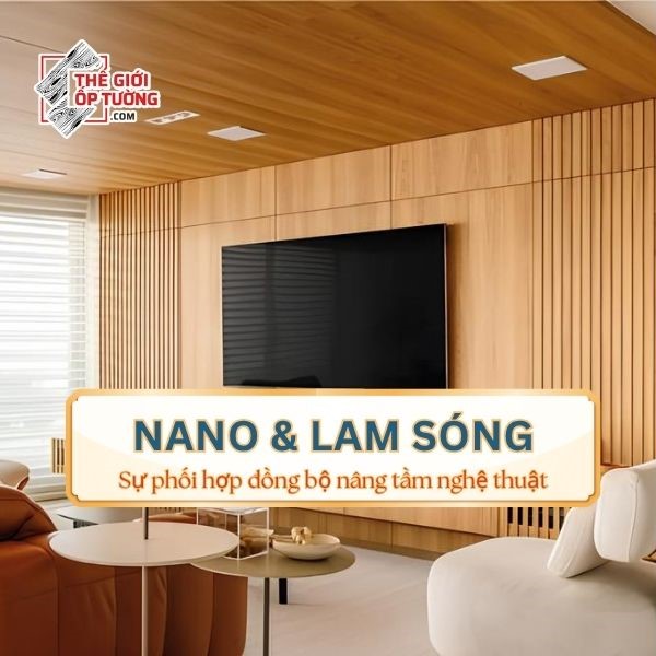 thi công ốp tường nano và lam sóng tphcm