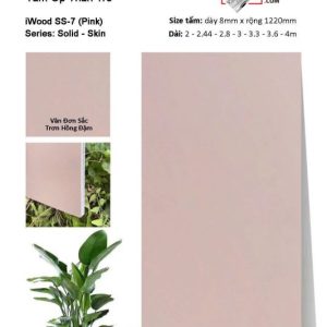 Ốp tường than tre iWOOD trơn đơn sắc