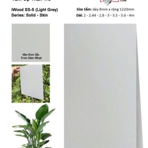 Ốp tường than tre iWOOD trơn đơn sắc