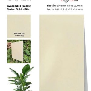 Ốp tường than tre iWOOD trơn đơn sắc