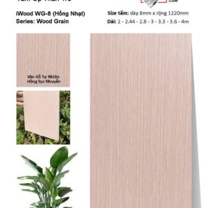 [Bảng màu] Ốp tường than tre iWOOD vân gỗ