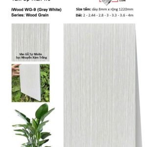 [Bảng màu] Ốp tường than tre iWOOD vân gỗ