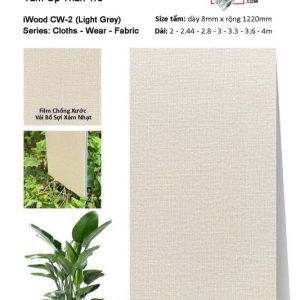 [Bảng màu] Ốp tường than tre iWOOD vân vải