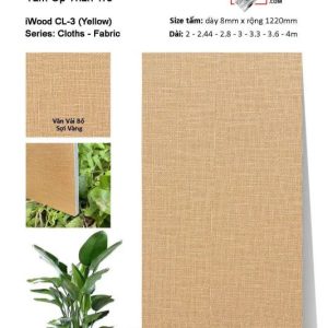 [Bảng màu] Ốp tường than tre iWOOD vân vải