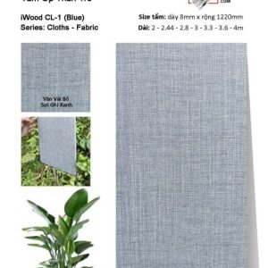 [Bảng màu] Ốp tường than tre iWOOD vân vải