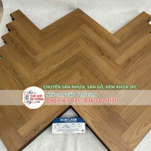 Sàn Gỗ Xương Cá HOBI 12mm tiêu chuẩn CARB P2 mã 992
