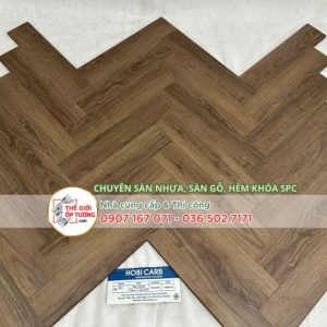 Sàn Gỗ Xương Cá HOBI 12mm tiêu chuẩn CARB P2 mã 991