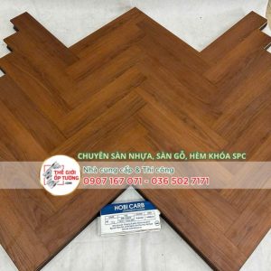Sàn Gỗ Xương Cá HOBI 12mm tiêu chuẩn CARB P2 mã 996