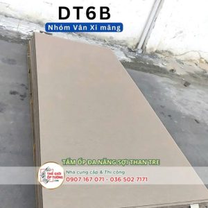 [Bảng màu] Tấm ốp tường than tre vân xi măng