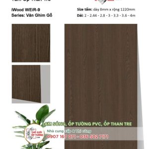 [Vân gỗ] Ốp tường than tre iWOOD chính hãng