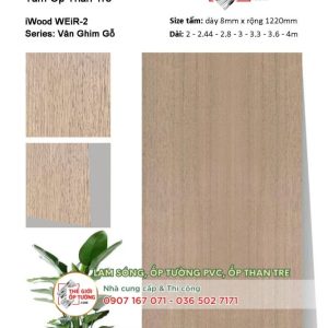 [Vân gỗ] Ốp tường than tre iWOOD chính hãng