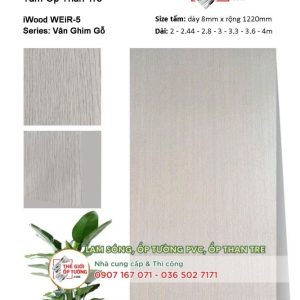 [Vân gỗ] Ốp tường than tre iWOOD chính hãng