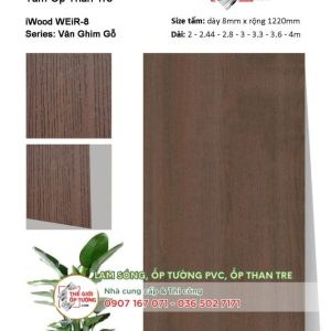 [Vân gỗ] Ốp tường than tre iWOOD chính hãng