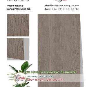 [Vân gỗ] Ốp tường than tre iWOOD chính hãng