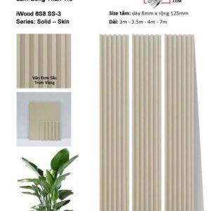 [Trơn đơn sắc] Lam sóng than tre iWOOD