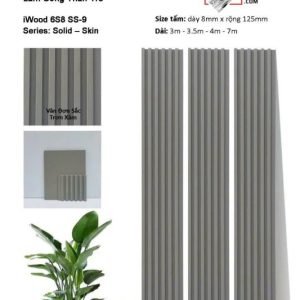 [Trơn đơn sắc] Lam sóng than tre iWOOD